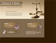 Tablet Screenshot of franciscoasramos.com.br